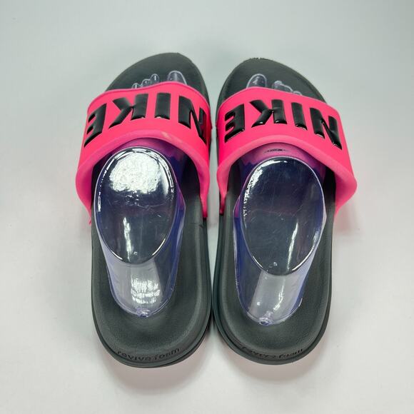 Nike Offcourt Slide Black Pink Comfort Slip On Sandal BQ4632-604 Women's Size 10 - Picture 6 of 9